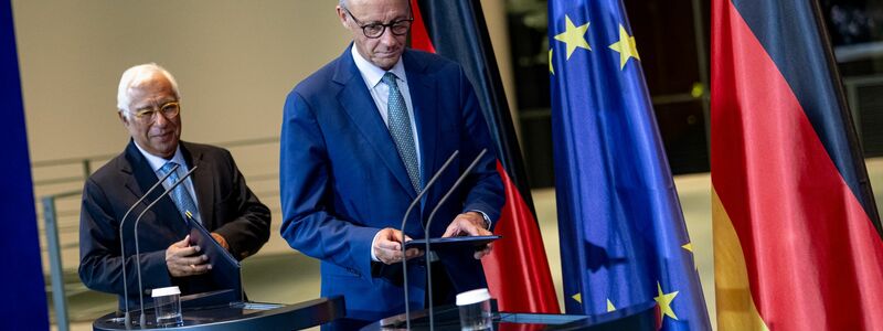 Bundeskanzler Merz will sich noch nicht zu Israel-Sanktionen positionieren.  - Foto: Fabian Sommer/dpa
