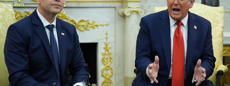 Der rechtskonservative polnische Präsident Nawrocki hat einen guten Draht zu Donald Trump. - Foto: Evan Vucci/AP/dpa