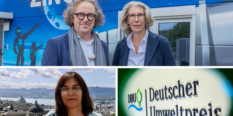 Innovative Klimaforschung und kluge Köpfe für zirkuläres Geschäftsmodell / Deutscher Umweltpreis der DBU für Prof. Seneviratne und ZINQ - Foto: presseportal.de