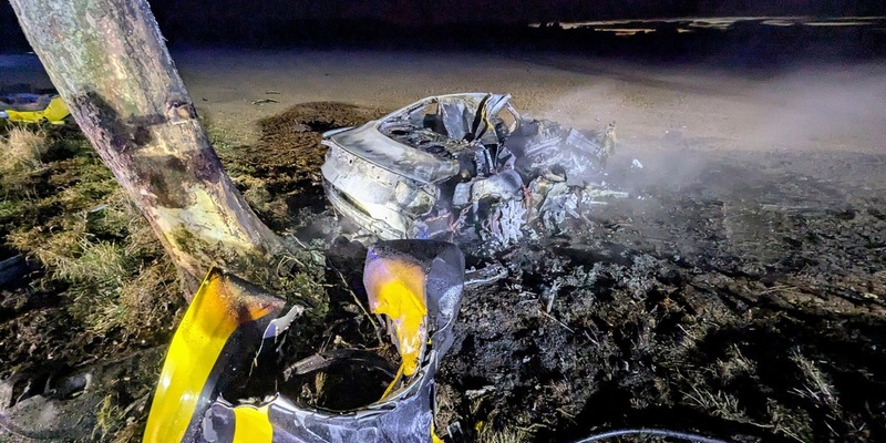 FW-KLE: Verkehrsunfall mit drei Todesopfern in Bedburg-Hau - Foto: presseportal.de