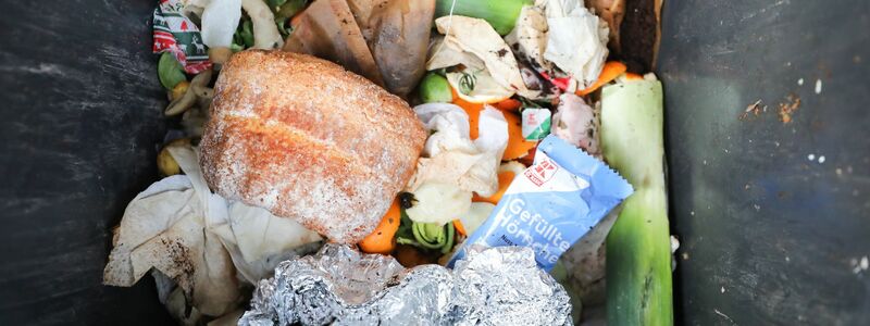 Nicht alles, was hier zu sehen ist, darf rein in die Biotonne. - Foto: Jan Woitas/dpa-Zentralbild/dpa
