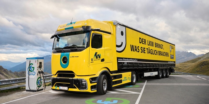 KEBA zeigt Ladepower für Schwerlastverkehr - Foto: presseportal.de