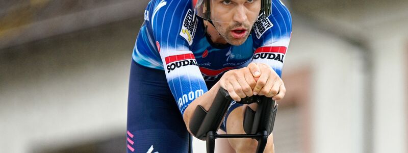 Der deutsche Radprofi Maximilian Schachmann verurteilt das Vorgehen der gewaltbereiten Demonstranten bei der Vuelta. (Archiv) - Foto: Uwe Anspach/dpa