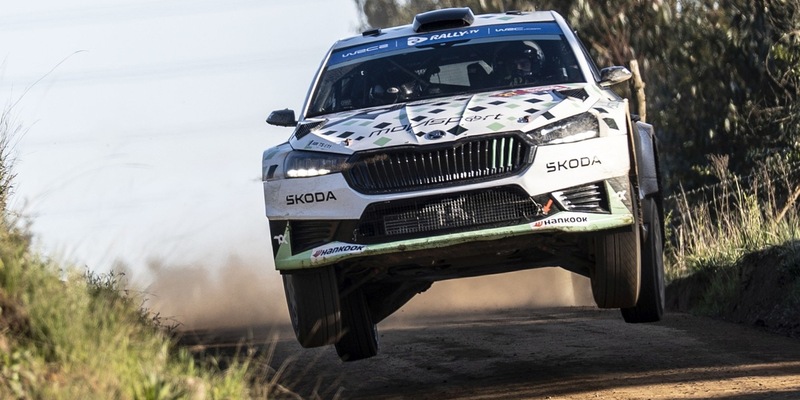 Rallye Chile Bio Bío: Škoda Teams gewinnen WRC2 Challenger- und WRC Masters Cup-Wertung - Foto: presseportal.de