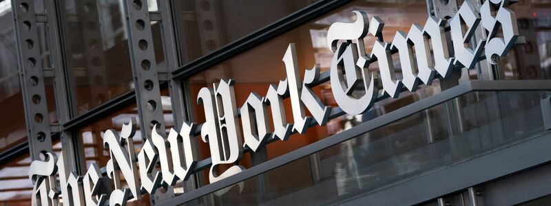 US-Präsident Donald Trump hat eine Milliarden-Klage gegen die renommierte «New York Times» eingereicht. - Foto: Mark Lennihan/AP/dpa