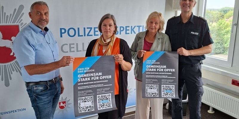 POL-CE: Gemeinsam stark für Opfer: Stiftung Opferhilfe Niedersachsen und WEISSER RING e.V. Niedersachsen vertiefen Zusammenarbeit - Foto: presseportal.de