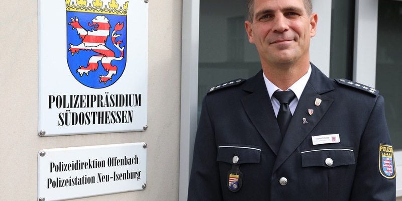 POL-OF: Timo Knapp ist neuer Leiter der Polizeistation Neu-Isenburg - Foto: presseportal.de