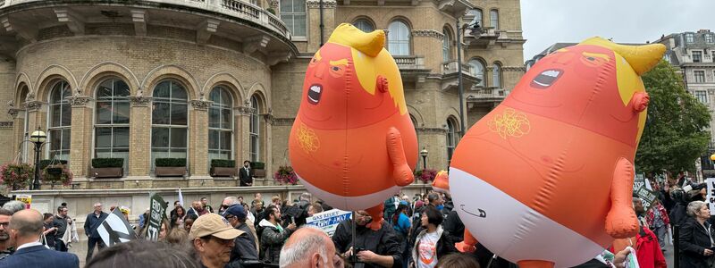In London versammelten sich Tausende Menschen zum Protest. - Foto: Patricia Bartos/dpa