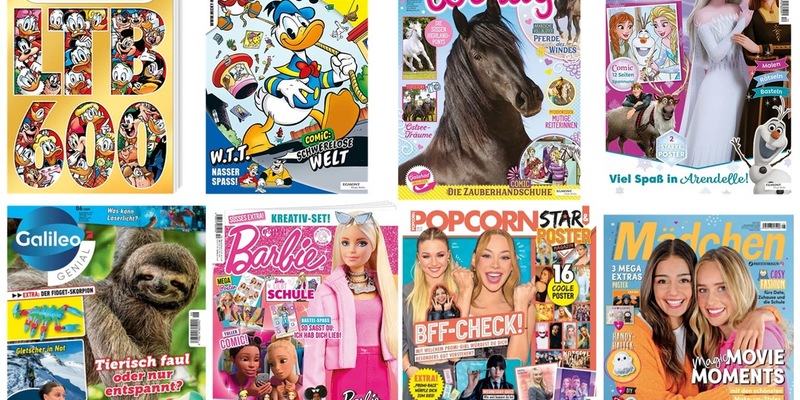 Starke Reichweiten für Egmont Ehapa Media im KINDER MEDIEN MONITOR 2025 - Foto: presseportal.de