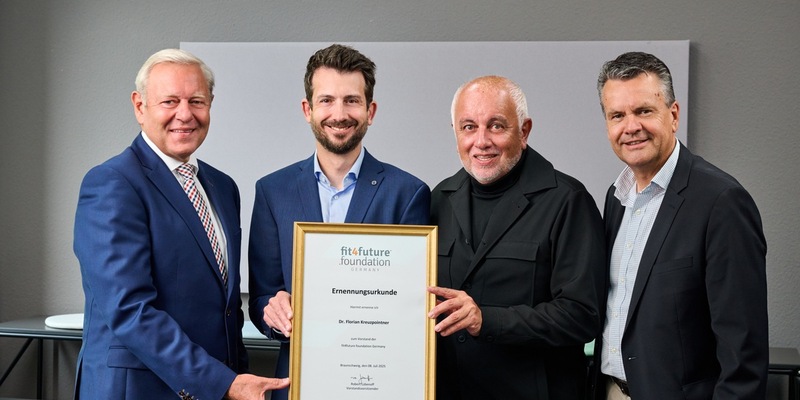 Dr. Florian Kreuzpointner verstärkt Vorstand der fit4future foundation - Foto: presseportal.de