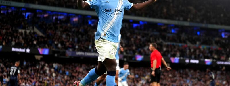 Jeremy Doku traf nach einem schönen Dribbling für Manchester City - Foto: Mike Egerton/PA Wire/dpa