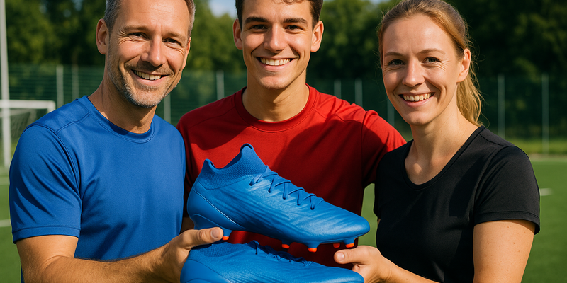 Unterschiede Fussballschuhe - Foto: KI generiert