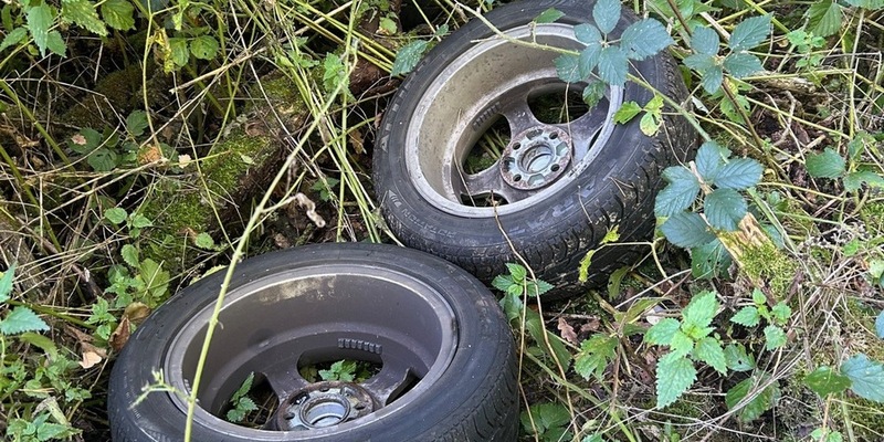 POL-PDMT: Dessighofen - illegale Müllentsorgung von Altreifen und Sperrmüll - Foto: presseportal.de