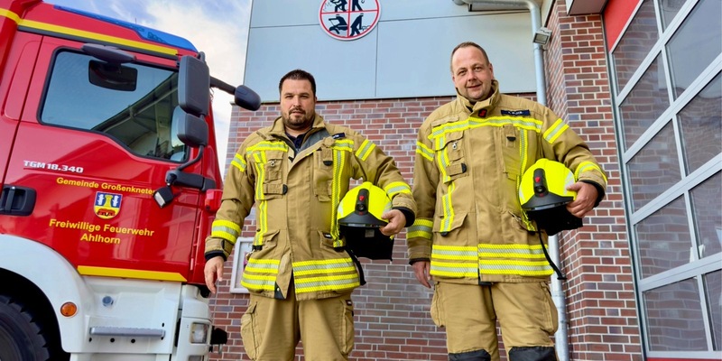 FW-OLL: Wechsel an der Spitze der Feuerwehr Ahlhorn - René Aberle und Karsten Bilger übernehmen ab dem 1. Oktober die Wehrführung - Foto: presseportal.de