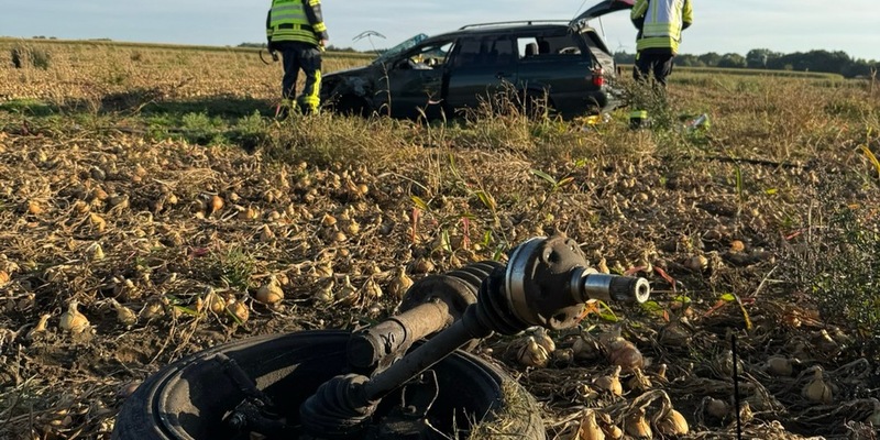 FW-ROW: Verkehrsunfall - PKW kommt von der Fahrbahn ab - Foto: presseportal.de