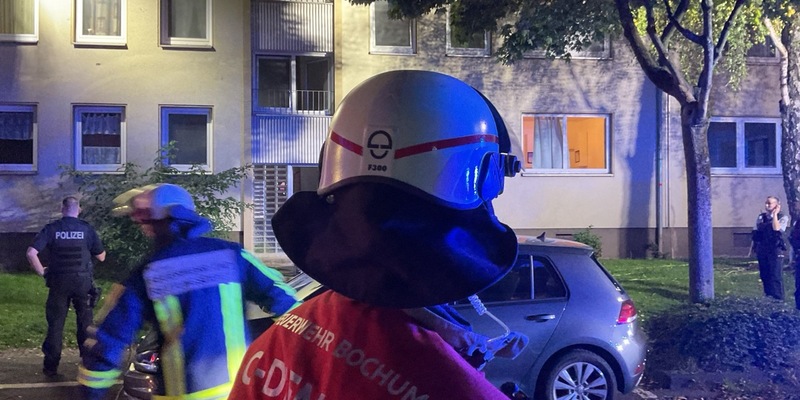 FW-BO: Feuer mit Menschenleben in Gefahr in der Bochumer Innenstadt gemeldet - Foto: presseportal.de