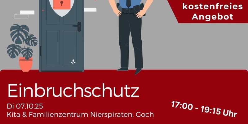POL-KLE: Goch - Kostenloser Vortrag: AWO und Kreispolizeibehörde Kleve mit Angebot zum Thema Einbruchschutz - Foto: presseportal.de