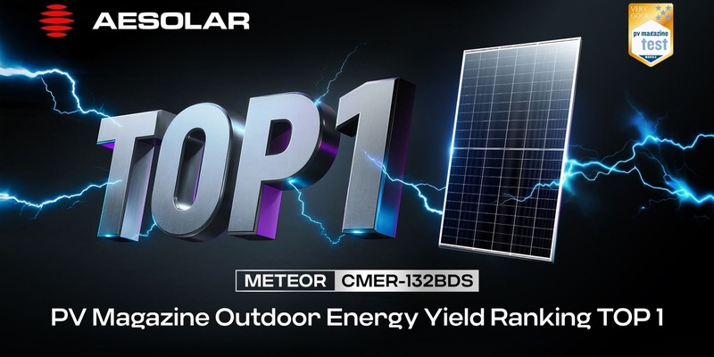 Deutsche Ingenieurskunst überzeugt: AESOLARs Meteor-PV-Modul dominiert PV Magazine Test mit branchenführender Leistung - Foto: presseportal.de