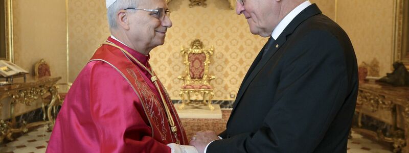Steinmeier reiste mit seiner Ehefrau zum Pontifex.  - Foto: Vatican Media/IPA via ZUMA Press/dpa