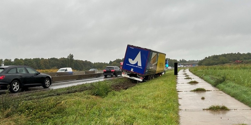 POL-PDLD: LKW auf Abwegen - Foto: presseportal.de