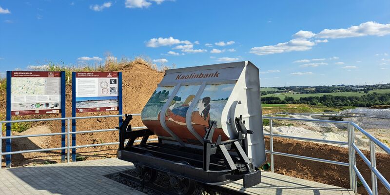 Kaolin-Tagebau - Aussichtspunkt - Foto: © Kerstin Helbig über pressetext.de