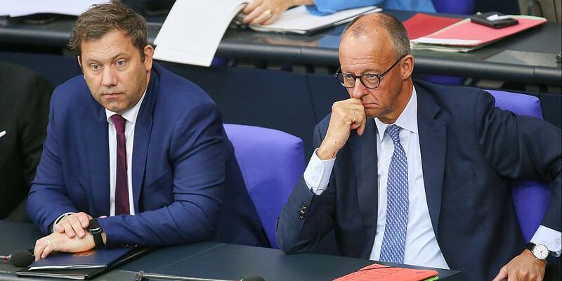 Lars Klingbeil und Friedrich Merz am 23.09.2025 - Foto: über dts Nachrichtenagentur