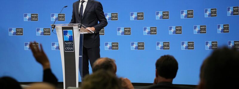 Nato-Generalsekretär Mark Rutte machte klar, dass die Nato  - wenn notwendig - auch ein Flugzeug abschießen werde. - Foto: Virginia Mayo/AP/dpa