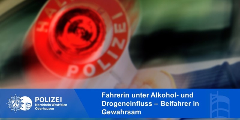 POL-OB: Fahrerin unter Alkohol- und Drogeneinfluss - Beifahrer in Gewahrsam - Foto: presseportal.de