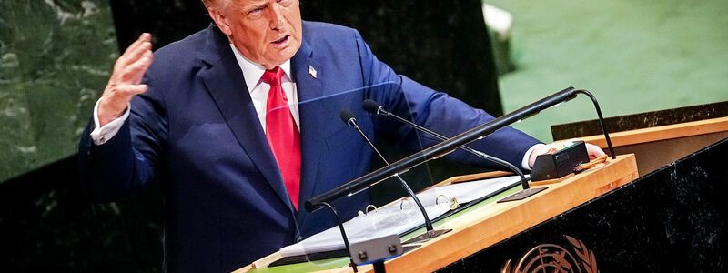 US-Präsident Trump will eine Annexion des Westjordanlandes verhindern. - Foto: Kay Nietfeld/dpa