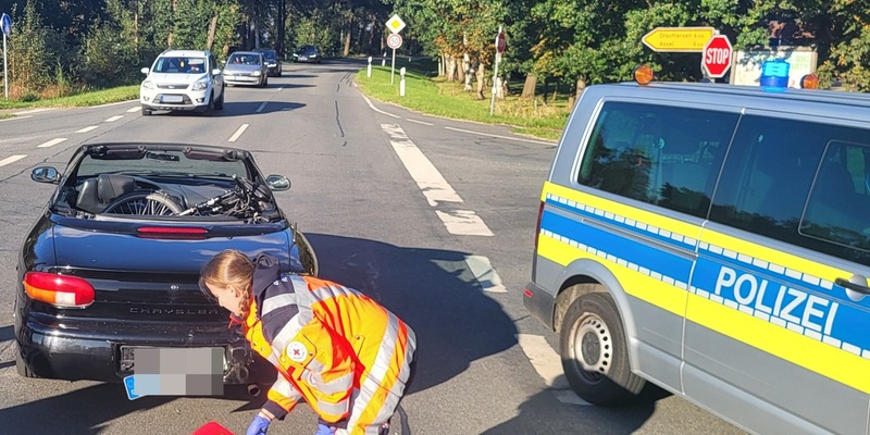 POL-STD: Drochtersen: Rollerfahrerin verletzt sich bei Auffahrunfall schwer - Foto: presseportal.de