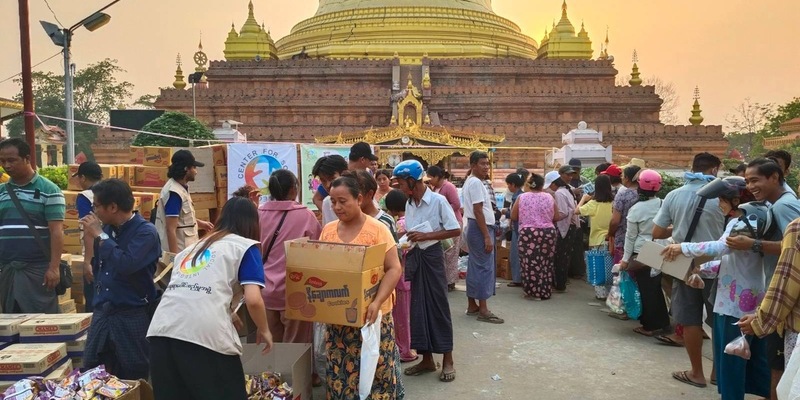Sechs Monate nach dem Erdbeben in Myanmar: Vom Wiederaufbau weit entfernt - Foto: presseportal.de