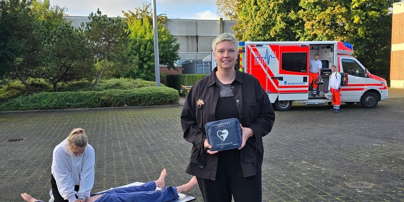 FW Bremerhaven: Die Schulen in Bremerhaven unterstützen das Ersthelfersystem Mobile Retter - Foto: presseportal.de