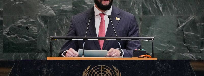 Syriens Interimspräsident al-Scharaa kritisiert Israels dauernde Angriffe auf sein Land.  - Foto: Richard Drew/AP/dpa