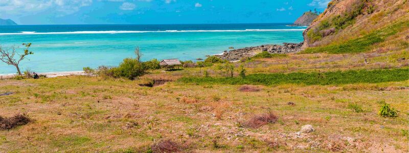 Bisher ist die Region noch ursprünglich und unbebaut.  - Foto: Marina Bay City/Lombok/dpa