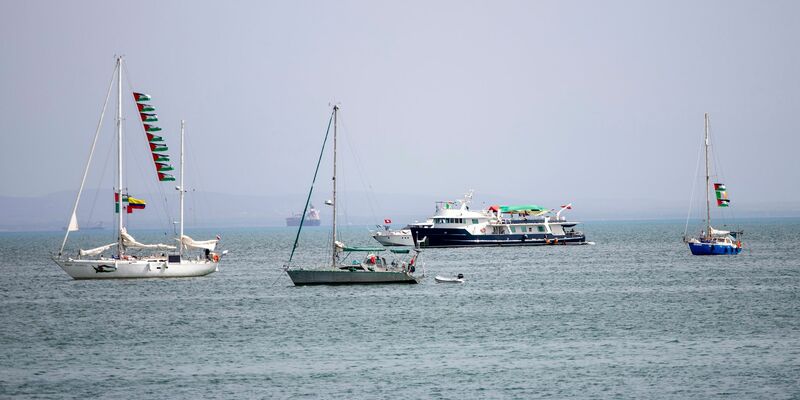 Die israelische Kriegsmarine schickt sich nach Aktivistenberichten an, die Gaza-Flottille vor dem Erreichen ihres Ziels zu stoppen. (Archivbild) - Foto: Str/AP/dpa