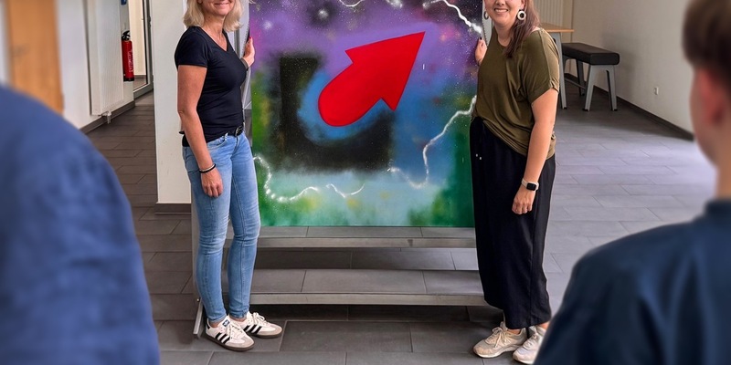 POL-BO: Graffiti im Polizeipräsidium: Kunstwerk der Initiative Kurve kriegen jetzt ausgestellt - Foto: presseportal.de