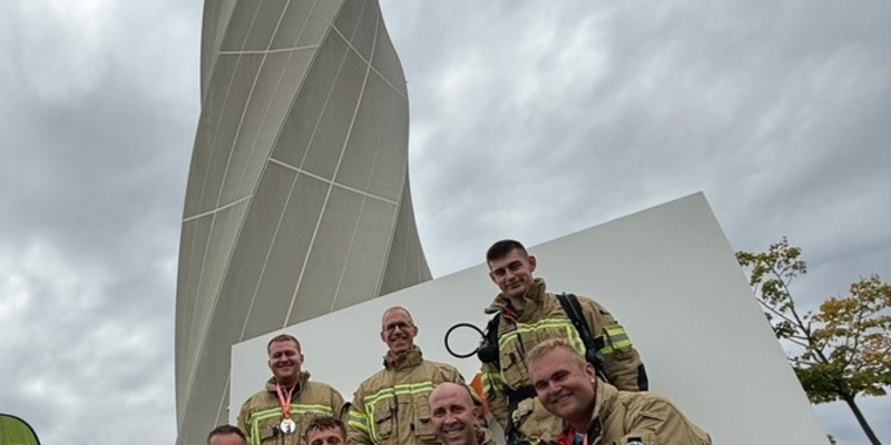 FW Konstanz: FW Konstanz sichert sich Platz 3 beim Towerrun in Rottweil - Foto: presseportal.de