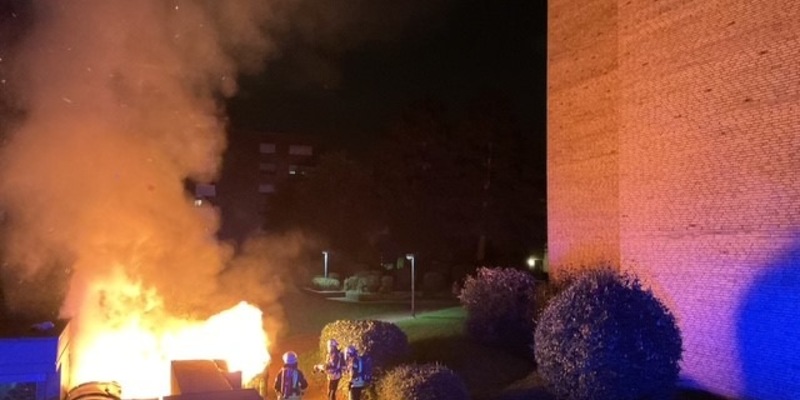 FW-BN: Brand an einem Gebäude - Foto: presseportal.de