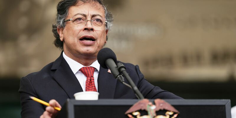 Die USA wollen das Visum des kolumbianischen Präsident Gustavo Petro widerrufen. (Archivbild) - Foto: Ivan Valencia/AP/dpa