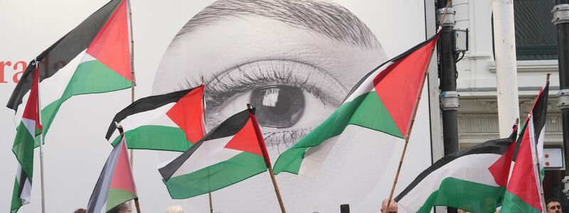 Das 73. Filmfestival von San Sebastián wurde angesichts des Leidens der Zivilisten im Gazastreifen von Protesten gegen Israel und propalästinensischen Kundgebungen begleitet.  - Foto: Unanue/EUROPA PRESS/dpa