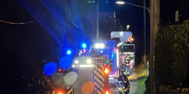 FW Witten: Brand am Gebäude in Witten Rüdinghausen - Foto: presseportal.de