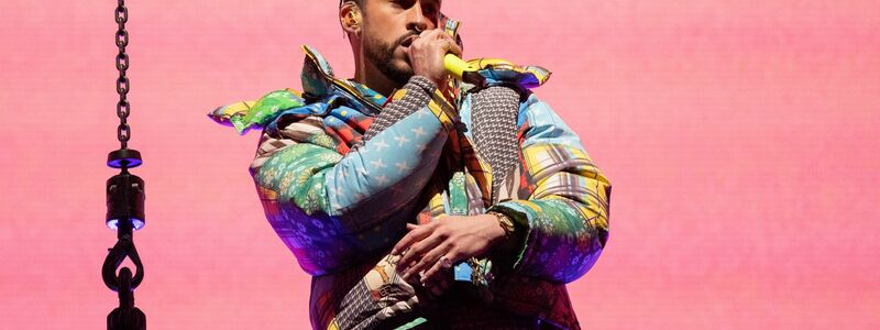 Bad Bunny beim Coachella 2023. - Foto: Amy Harris/Invision/AP/dpa