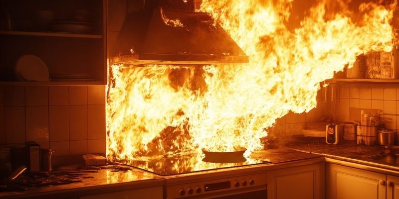 Fast jeder zweite Wohnungsbrand entsteht in der Küche - Herdwächter bieten effektiven Schutz - Foto: presseportal.de