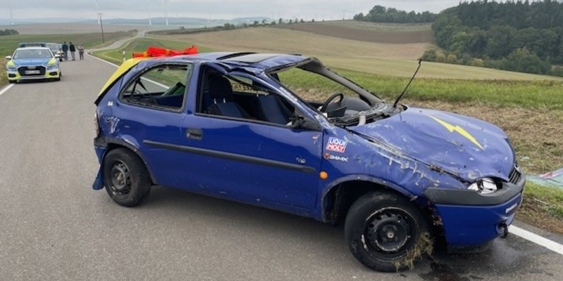 POL-PIROK: Verkehrsunfall mit leicht verletzter Person - PKW überschlägt sich - Foto: presseportal.de