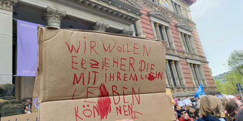 Demo von Kita-Beschäftigten (Archiv) - Foto: über dts Nachrichtenagentur