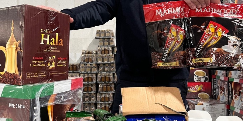 HZA-K: ZOLL: Fast vier Tonnen unversteuerten Kaffee sichergestellt - Foto: presseportal.de