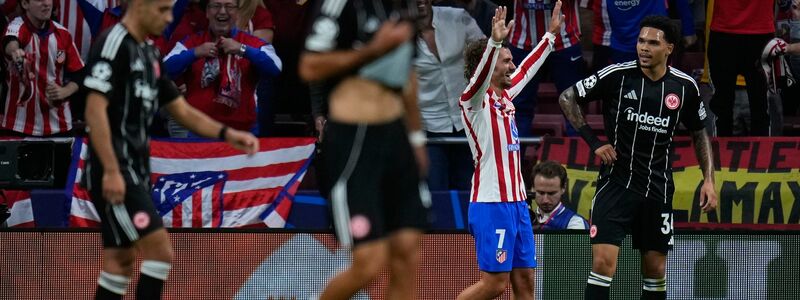 Für Eintracht Frankfurt gab es in Madrid fünf Gegentore. - Foto: Manu Fernandez/AP/dpa