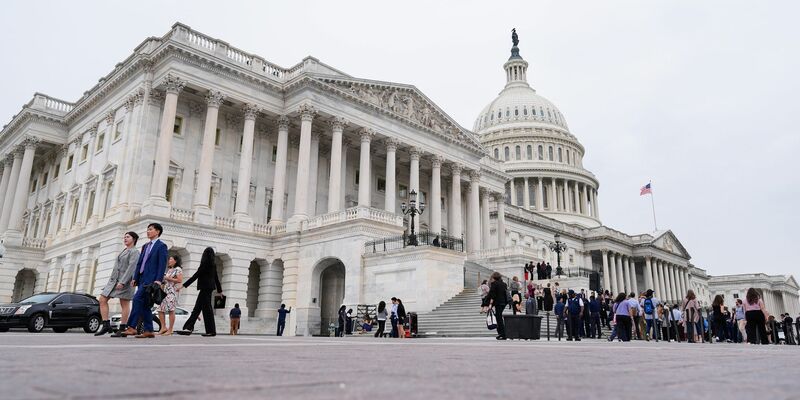 Ein «Shutdown» in den USA ist kaum noch abzuwenden. - Foto: Mariam Zuhaib/AP/dpa