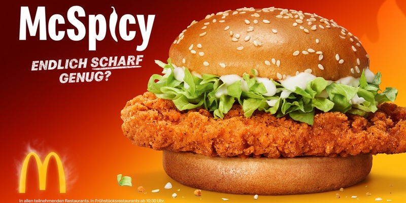 Der neue McSpicy®: Endlich scharf genug? - Foto: presseportal.de