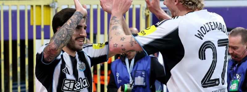 Nick Woltemade traf für Newcastle zur 1:0-Führung. - Foto: Peter Lous/PA Wire/dpa
